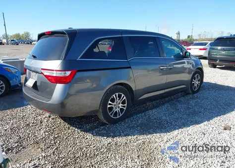 2012 Honda Odyssey Ex-L from USA, damaged, VIN 5FNRL5H68CB117867